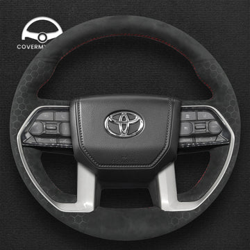 Steering Wheel Cover for Toyota Tacoma (2024) Tundra Sequoia 2022-2024