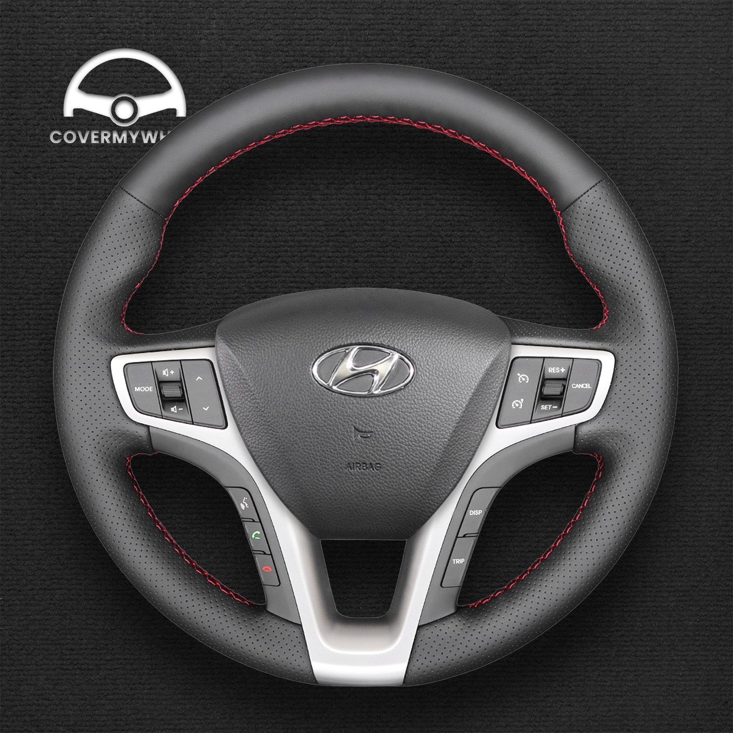 Steering Wheel Cover for Hyundai i40 2011-2020 Cover My Wheel
