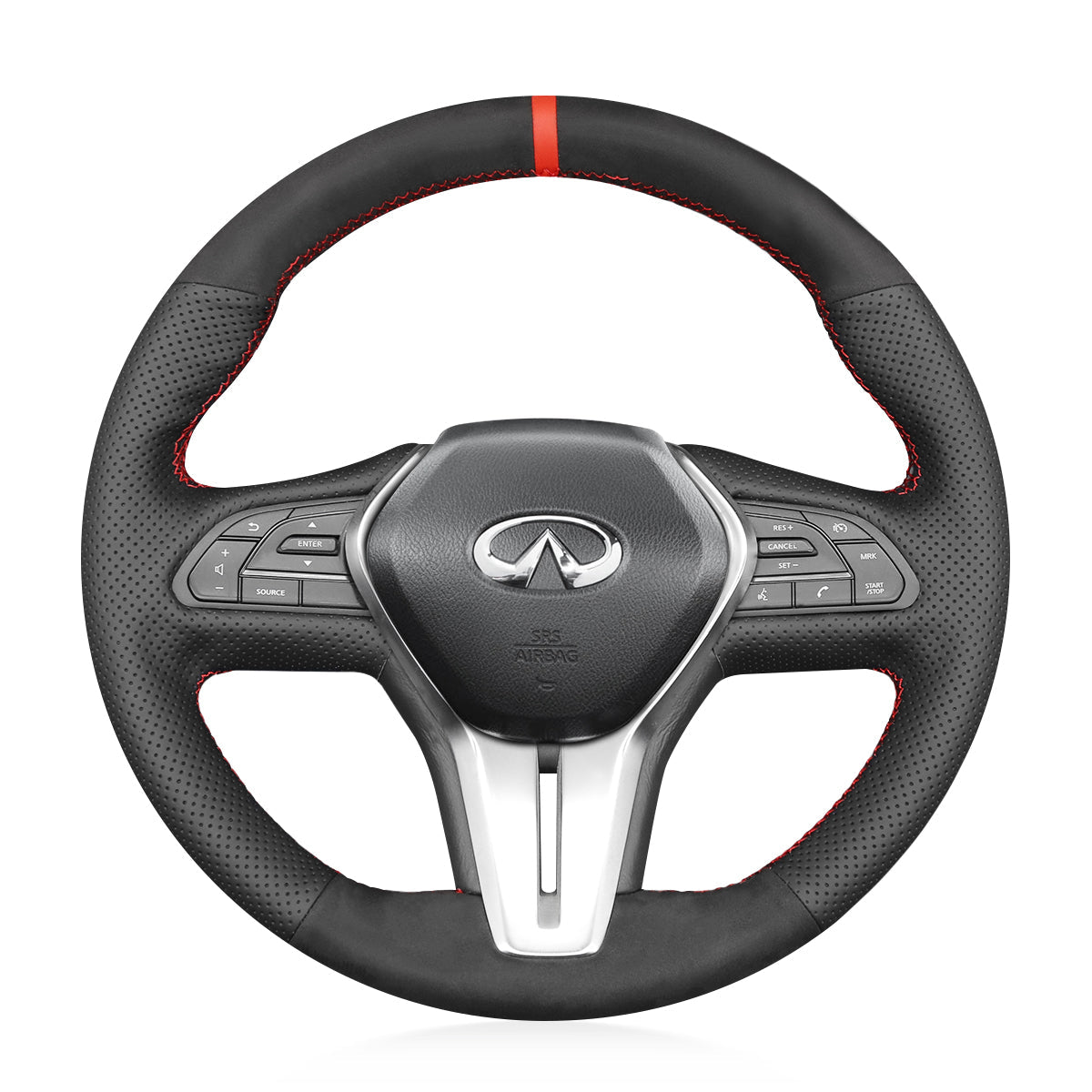 Steering Wheel Cover for Infiniti Q50 Q60 QX50 2016-2022 Cover My Wheel