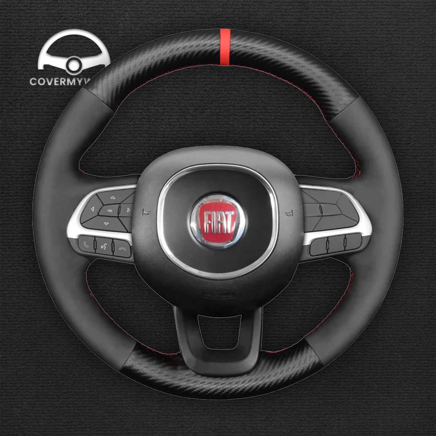 Steering Wheel Cover for Fiat Tipo 2015-2019