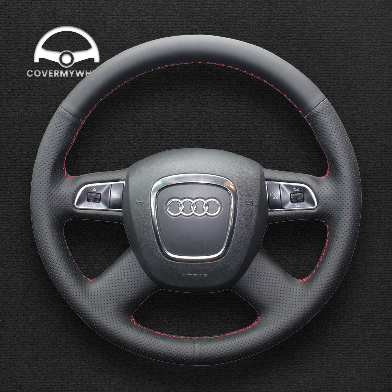 Steering Wheel Cover for Audi 8P B8 B7 8T C6 D3 8R 4L