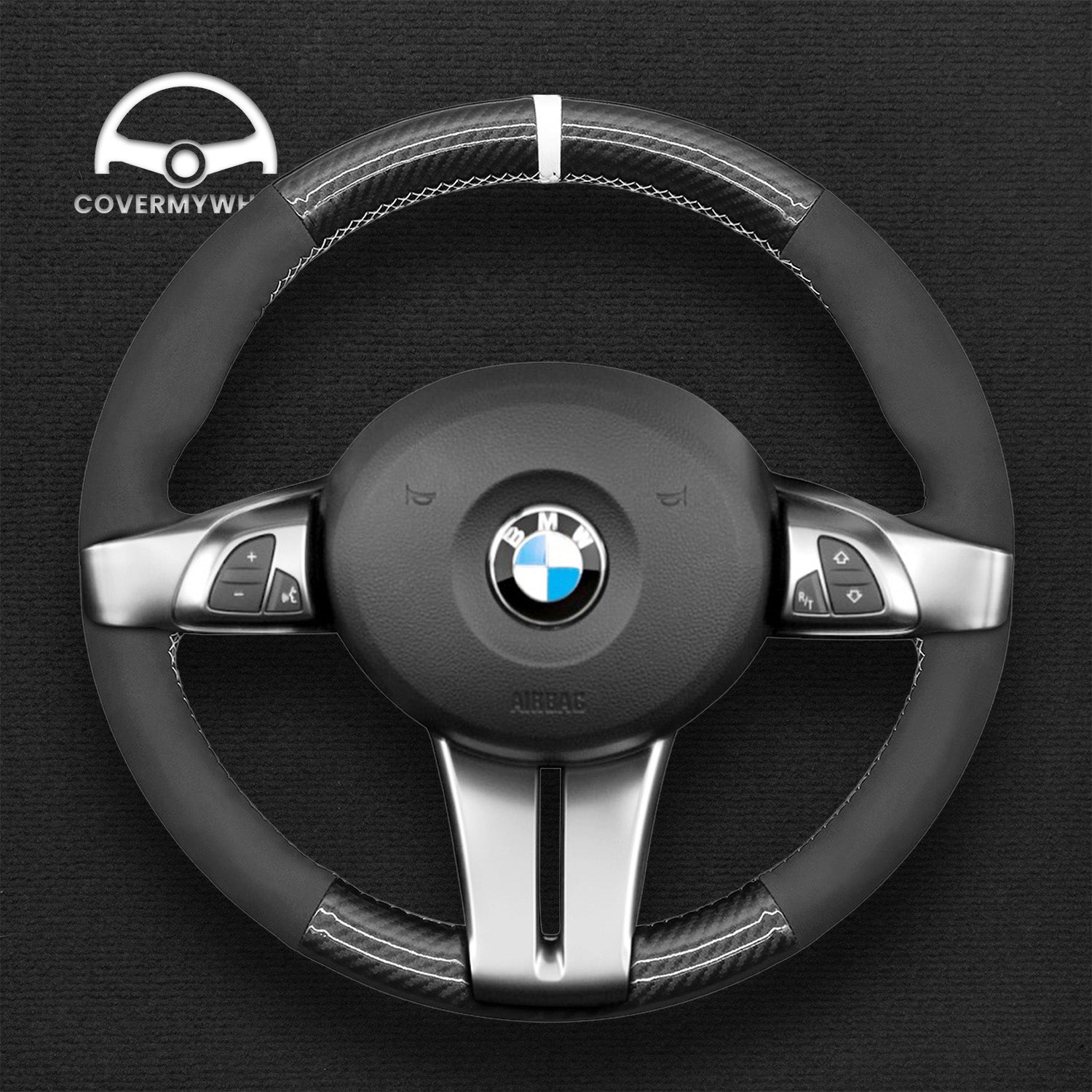 Steering Wheel Cover for BMW Z4 E85 2003-2008 Z4 E86 2005-2008