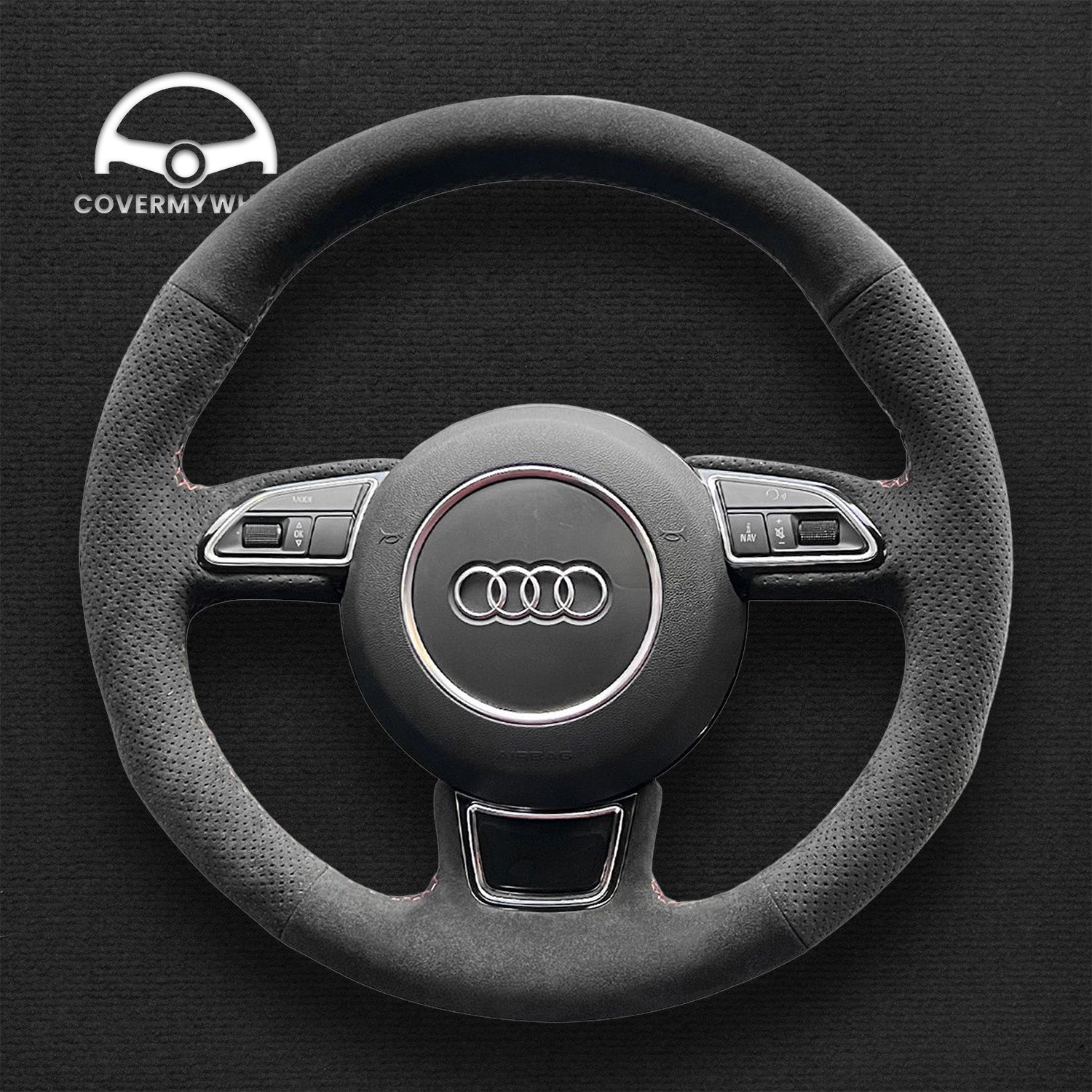 Steering Wheel Cover for Audi 8X 8V B8 8T C7 G8 D4 8U 8R