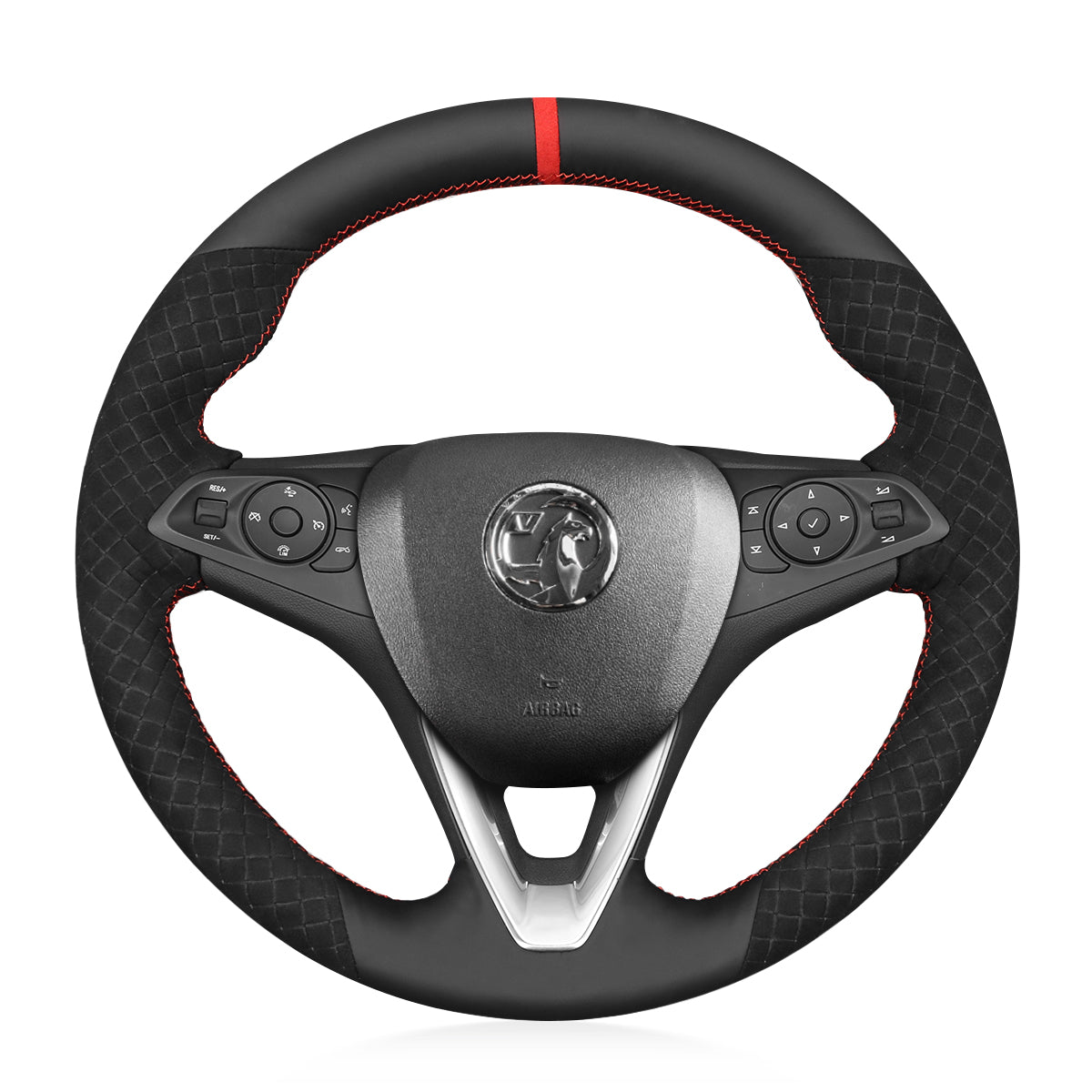 Steering Wheel Cover for Vauxhall (Opel) Astra K Corsa E Crossland X Grandland X Insignia B Karl Zafira C 2014–2020 Cover My Wheel