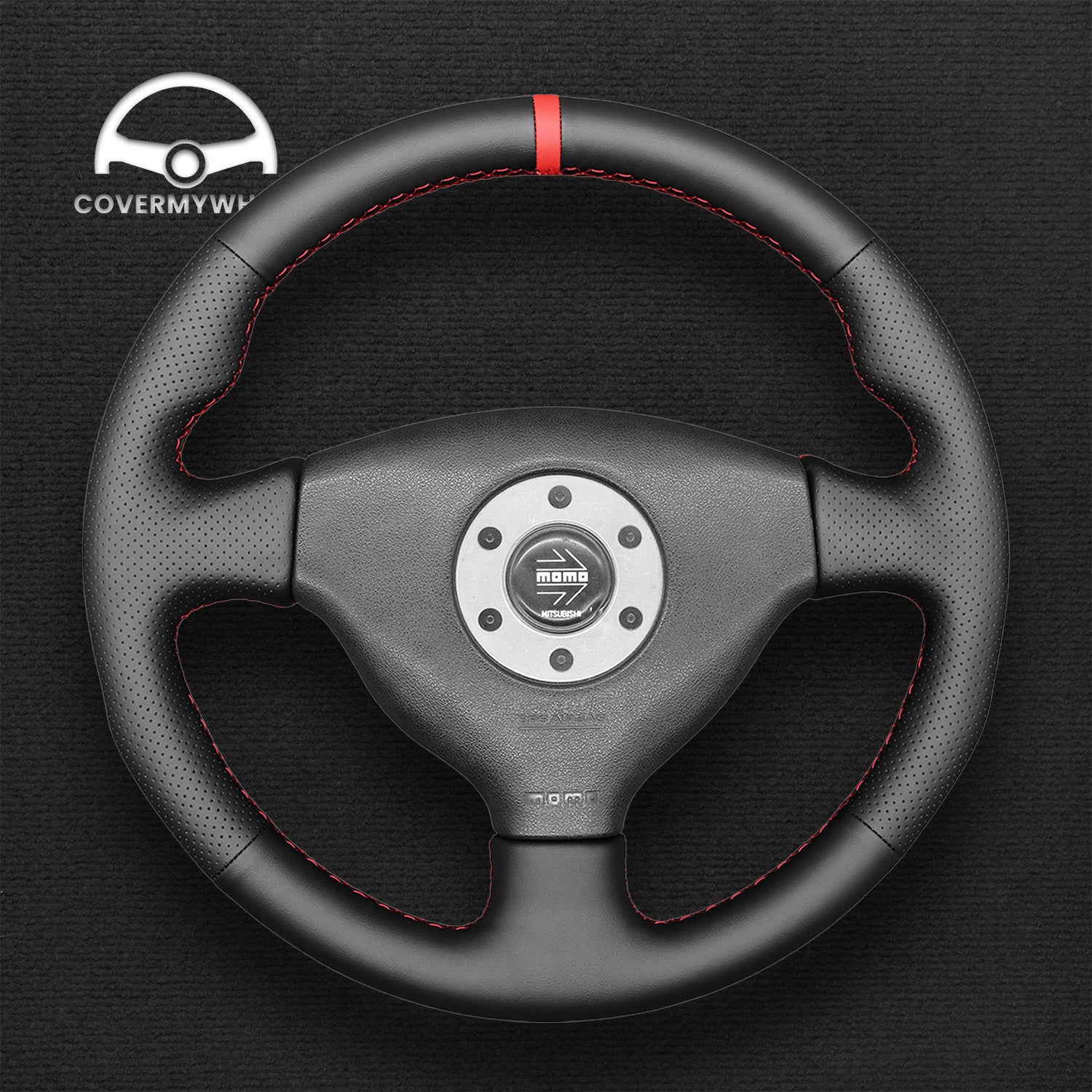 Steering Wheel Cover for Mitsubishi Lancer Evolution V VI 1998–2000