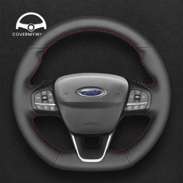 Steering Wheel Cover for Ford Focus Fiesta Kuga Puma (ST ST-Line)