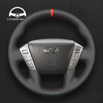 Steering Wheel Cover for Nissan Armada Titan NV Cargo NV Passenger • Infiniti QX56 QX80 2011–2022