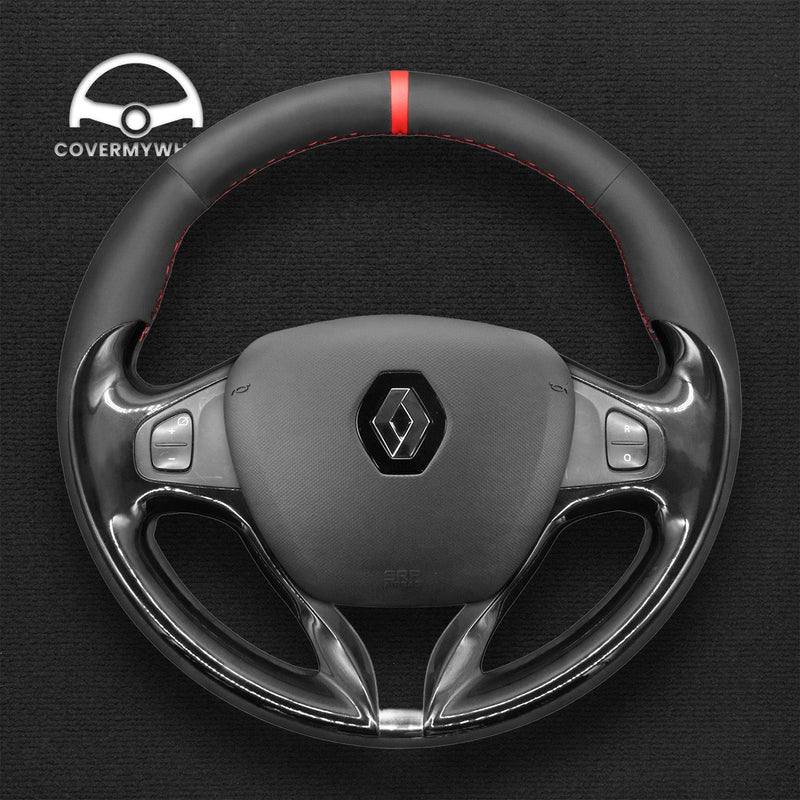 Steering Wheel Cover for Renault Clio IV / Captur 2012–2016 Samsung QM3 2013–2015 Cover My Wheel