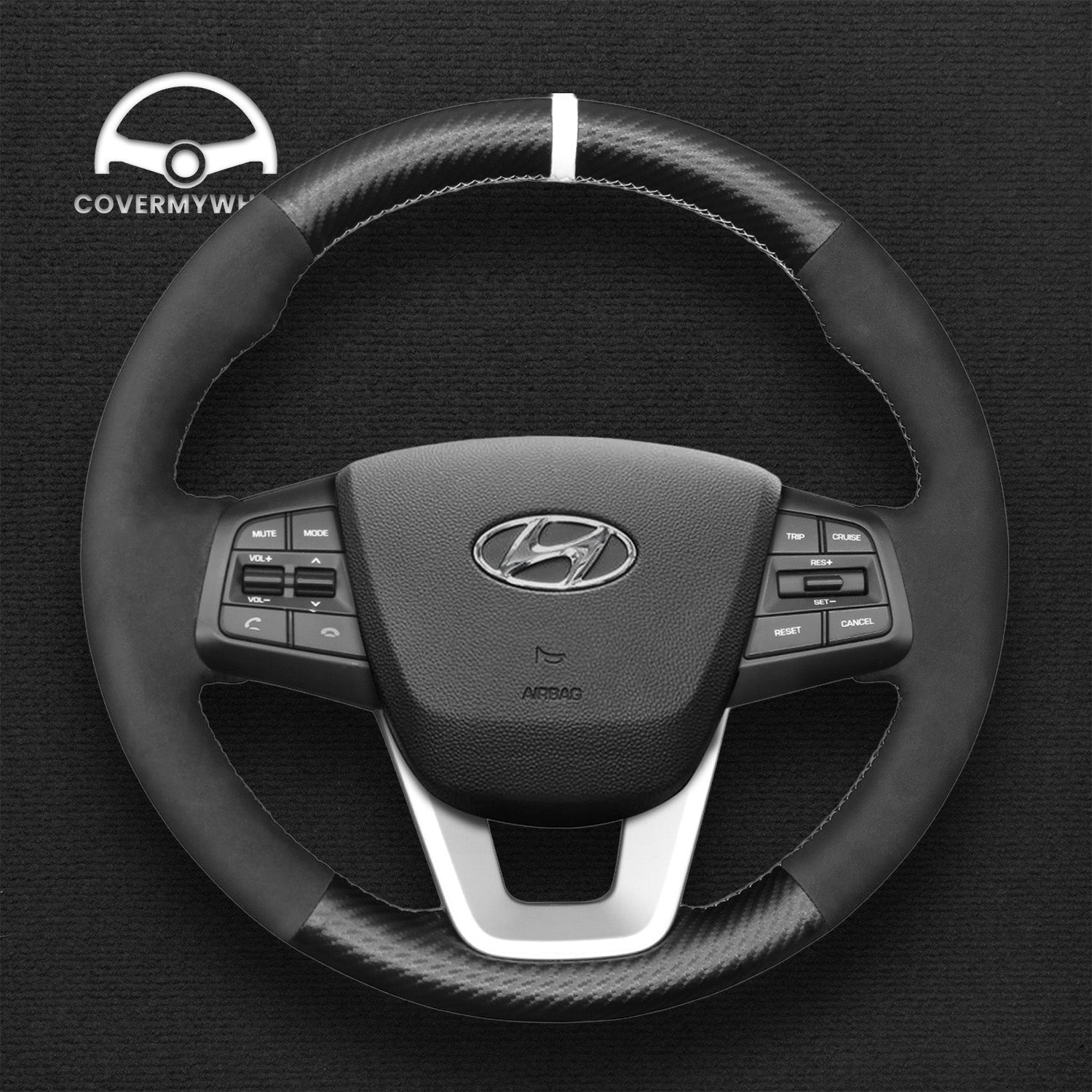 Steering Wheel Cover for Hyundai Creta 2016 2017 ix25 2014-2016 Cover My Wheel