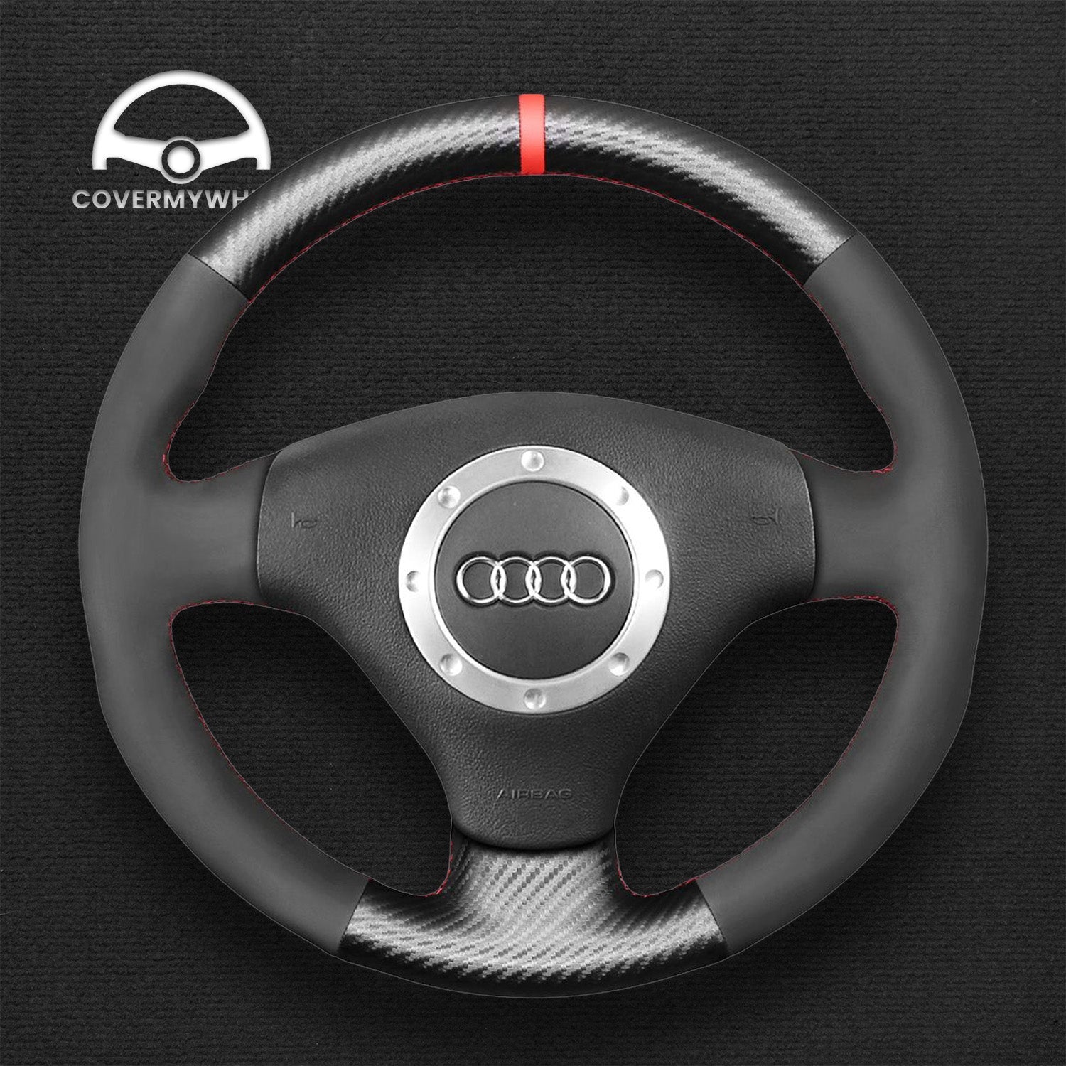 Steering Wheel Cover for Audi 8Z 8L B6 C5 D2 8N 8L B6 B5 C5 Cover My Wheel