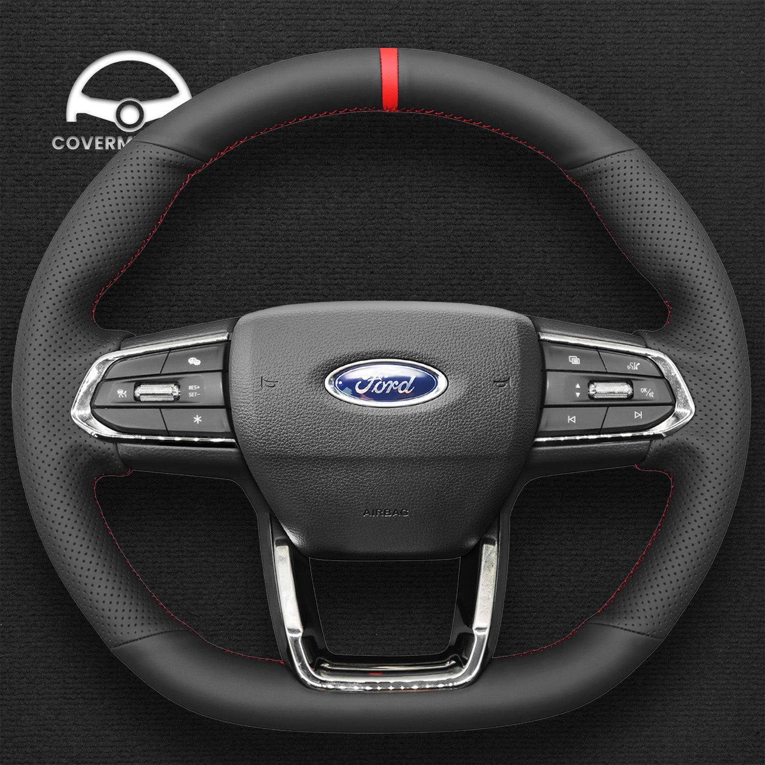 Steering Wheel Cover for Ford Territory 2023-2024 Cover My Wheel
