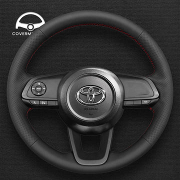 Steering Wheel Cover for Toyota Raize Roomy Daihatsu Thor Rocky 2019-2023