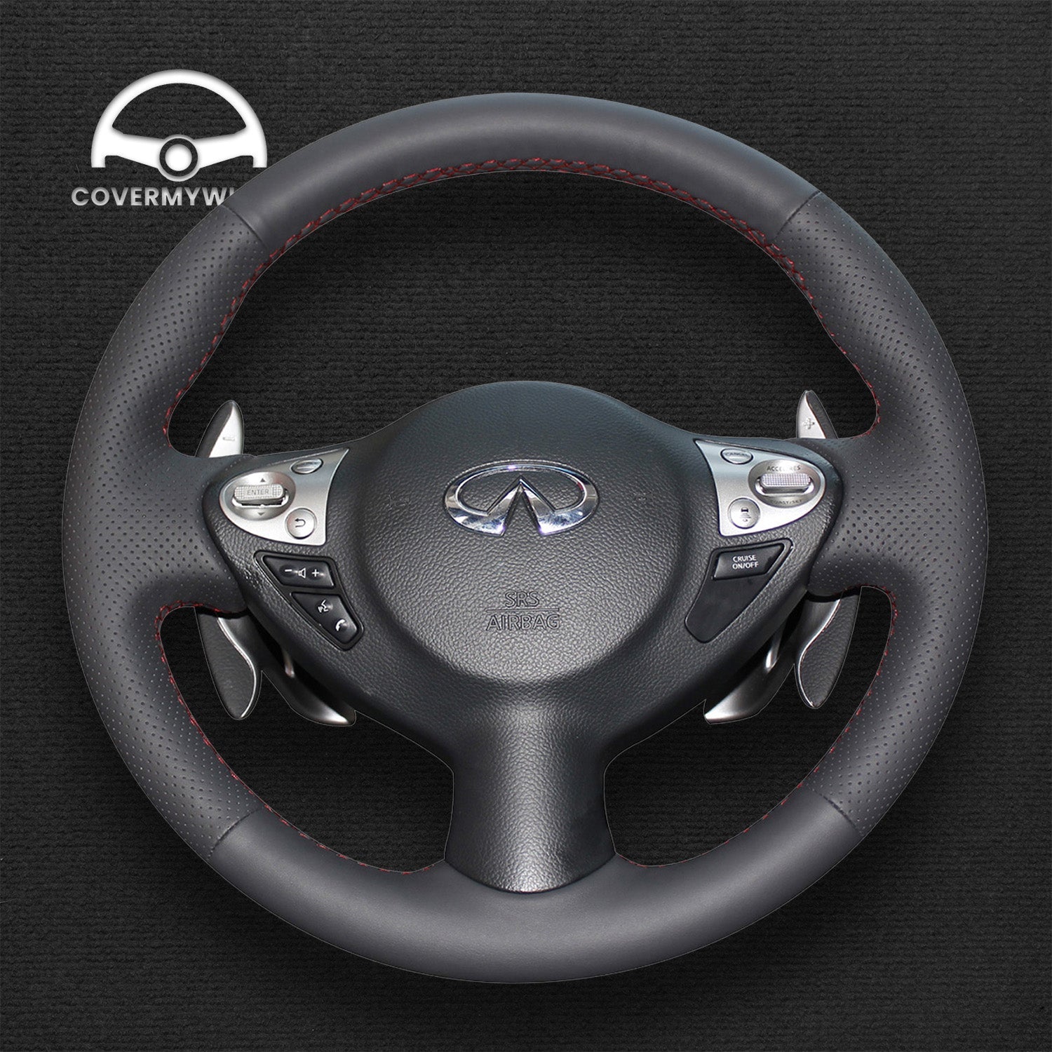 Steering Wheel Cover for Nissan Juke 370Z Note 2009–2020 Cover My Wheel