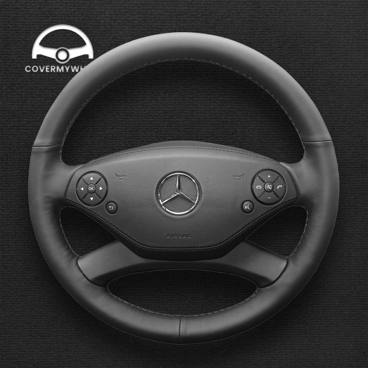 Steering Wheel Cover for Mercedes C216 W221