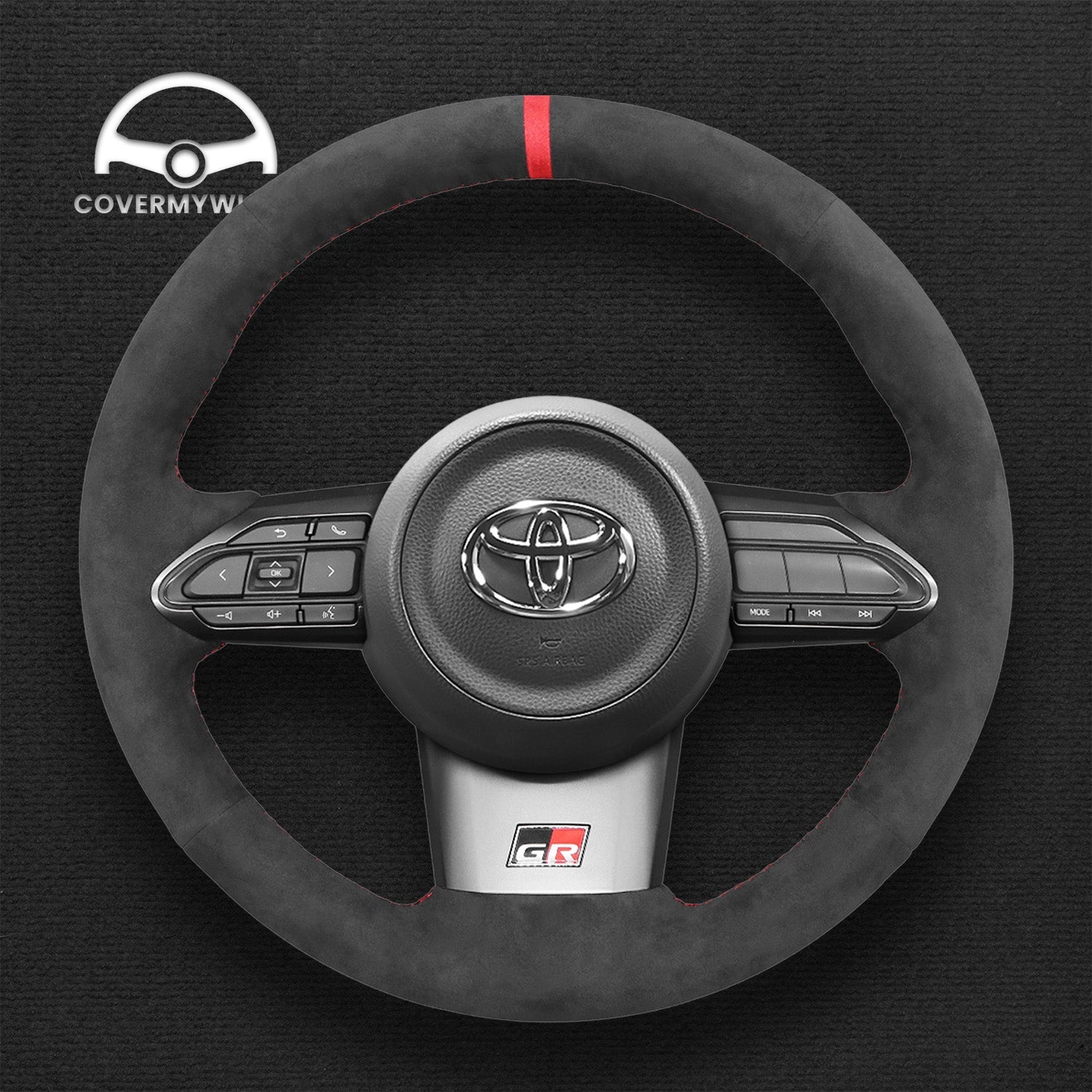 Steering Wheel Cover for Toyota Yaris GR 2020-2024 Cover My Wheel