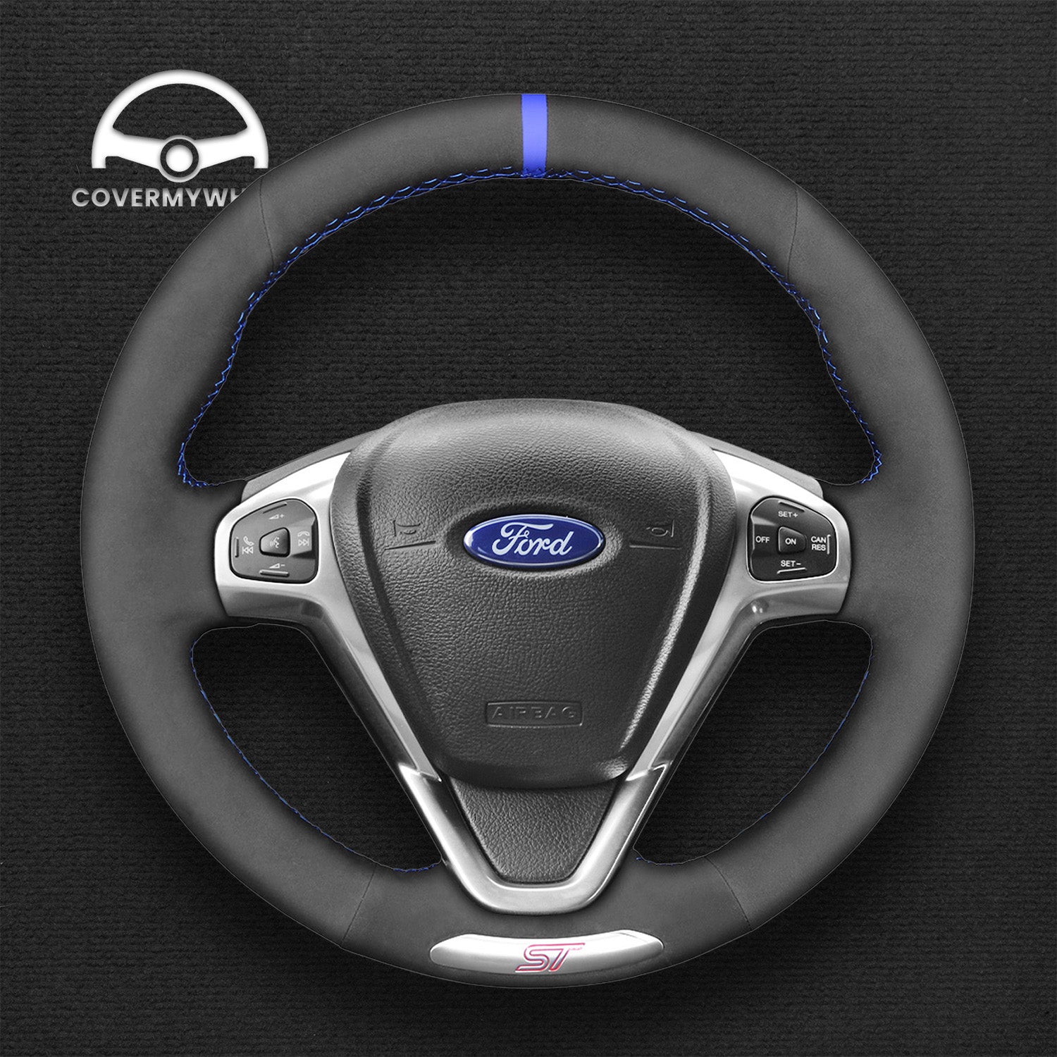 Steering Wheel Cover for Ford Fiesta ST 2012-2017
