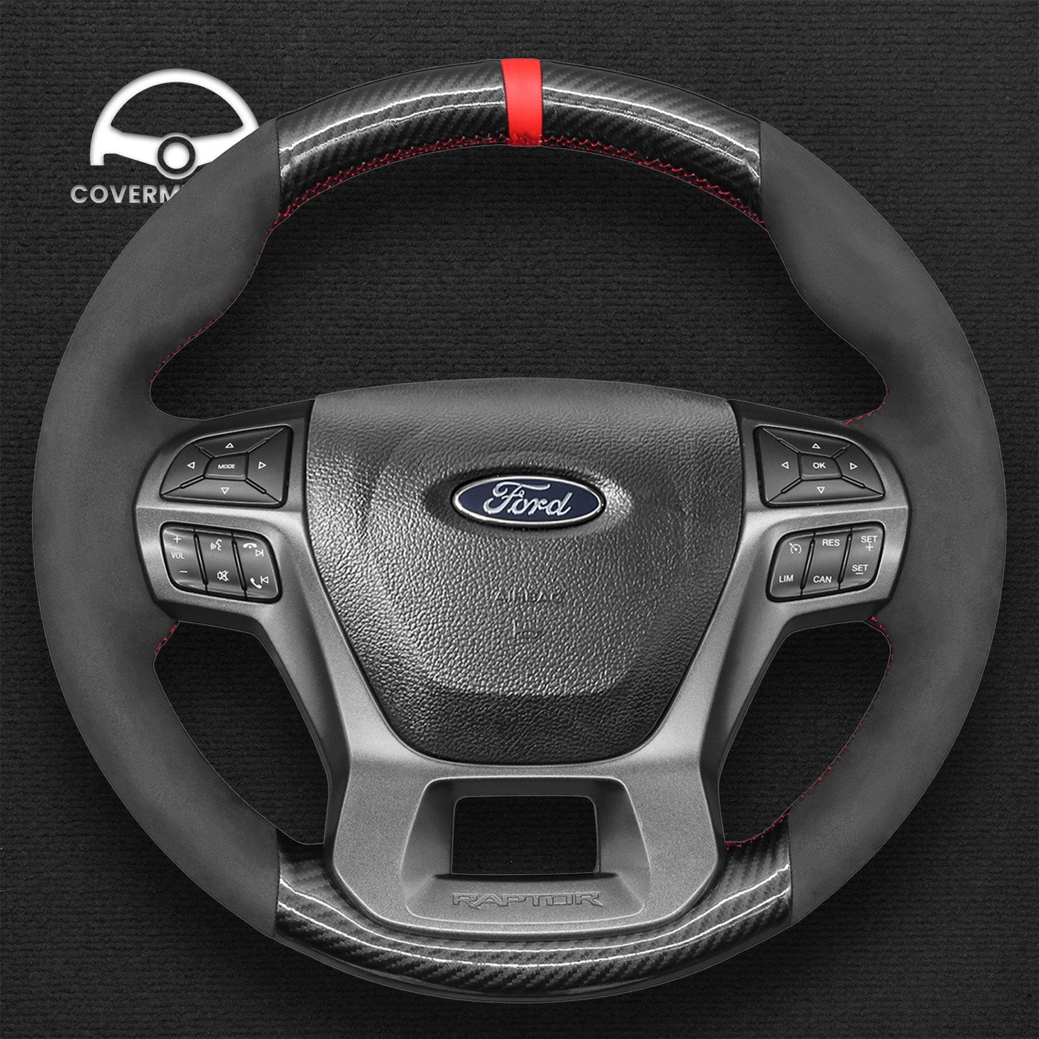 Steering Wheel Cover for Ford Ranger Raptor 2019-2023 Cover My Wheel