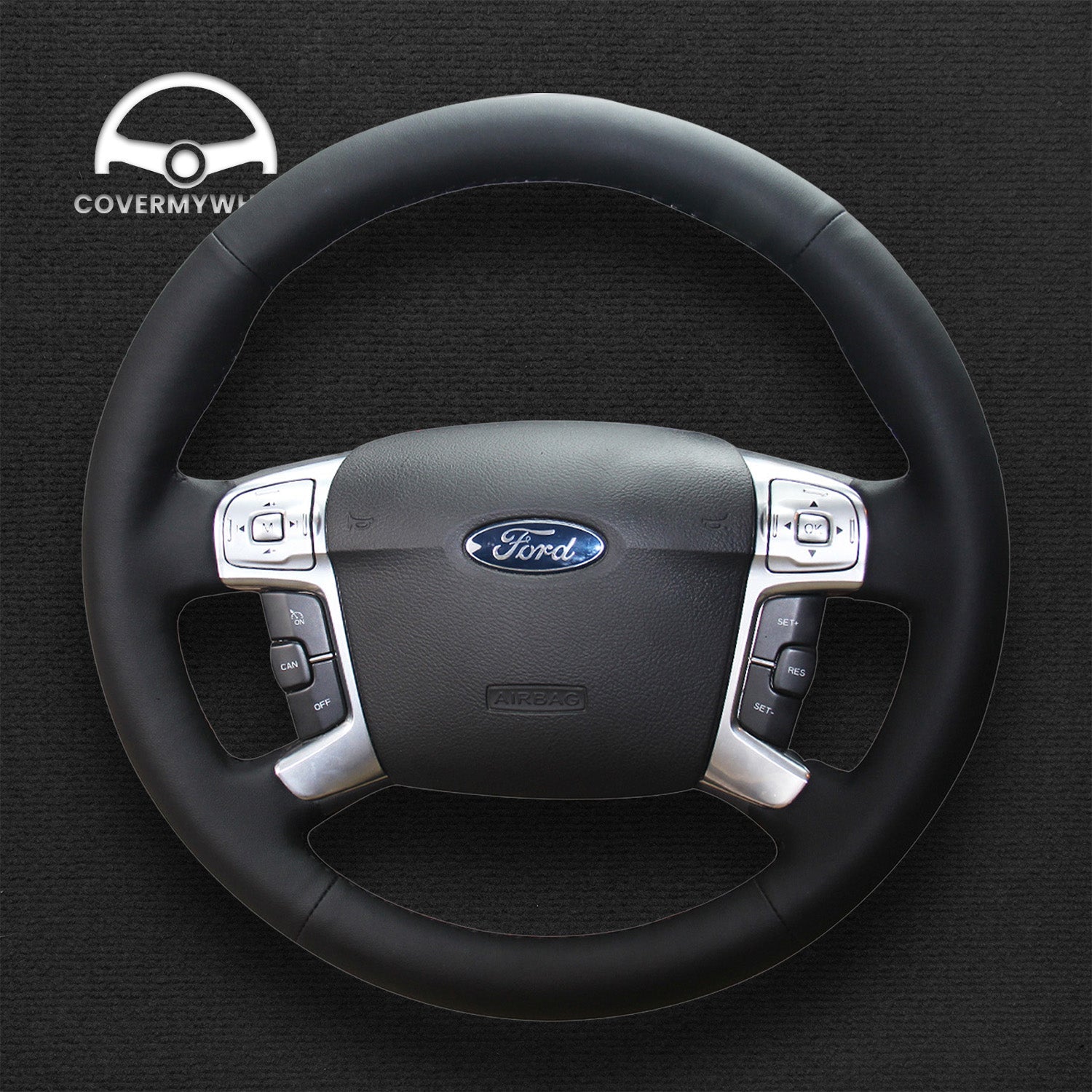 Steering Wheel Cover for Ford Mondeo Galaxy S-Max Cover My Wheel