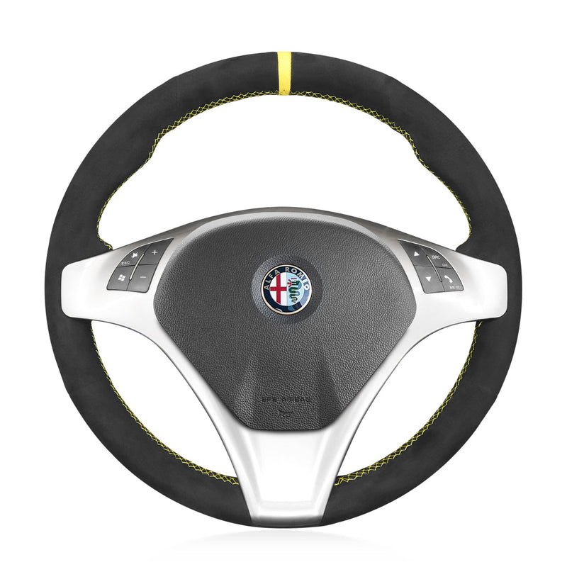 Steering Wheel Cover for Alfa Romeo Giulietta (2010–2014) & MiTo (2008–2015) Cover My Wheel