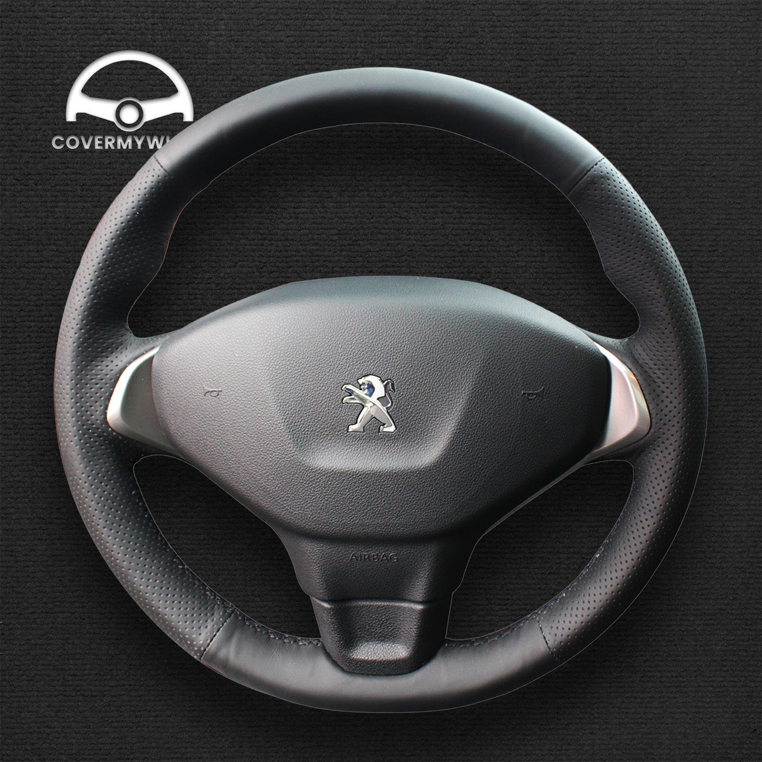 Steering Wheel Cover for Peugeot 301 2012–2021 Cover My Wheel