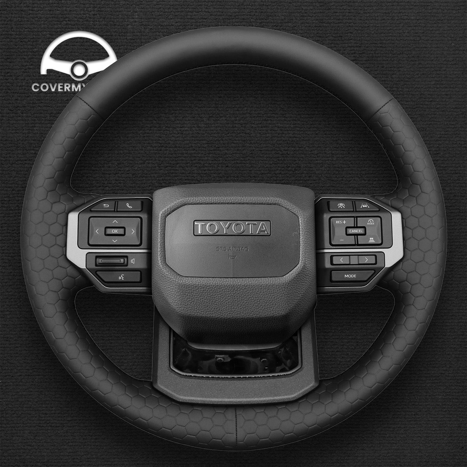 Steering Wheel Cover for Toyota Land Cruiser 2024 Cover My Wheel