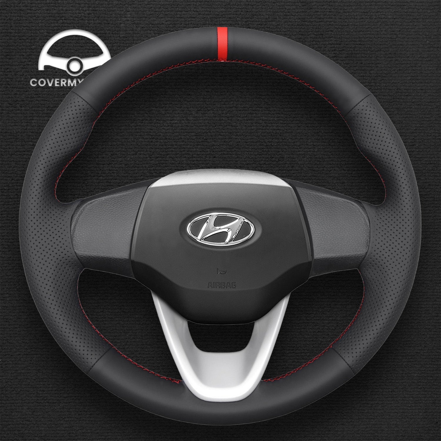 Steering Wheel Cover for Hyundai Venue 2020-2021 Cover My Wheel