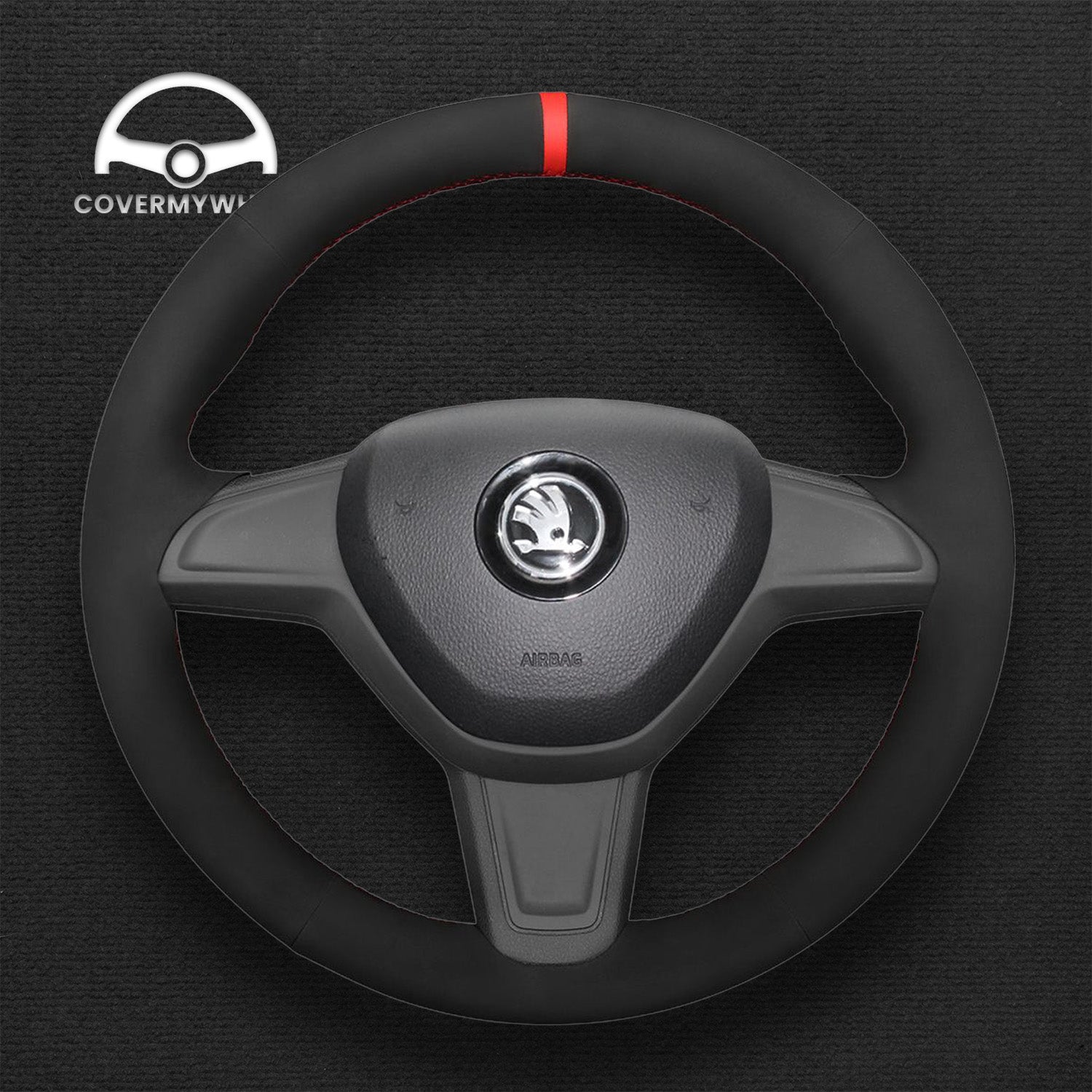 Steering Wheel Cover for Skoda Citigo Fabia Yeti 2013–2019