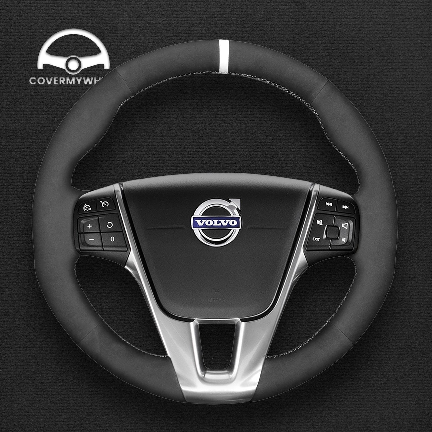 Steering Wheel Cover for Volvo S60 V40 V60 V70 XC60 2014 Cover My Wheel