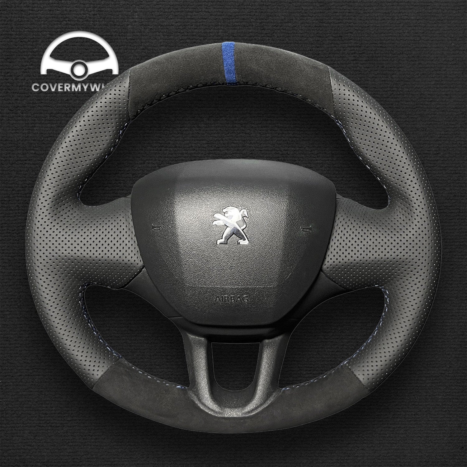 Steering Wheel Cover for Peugeot 208 2008 2011–2019 Cover My Wheel