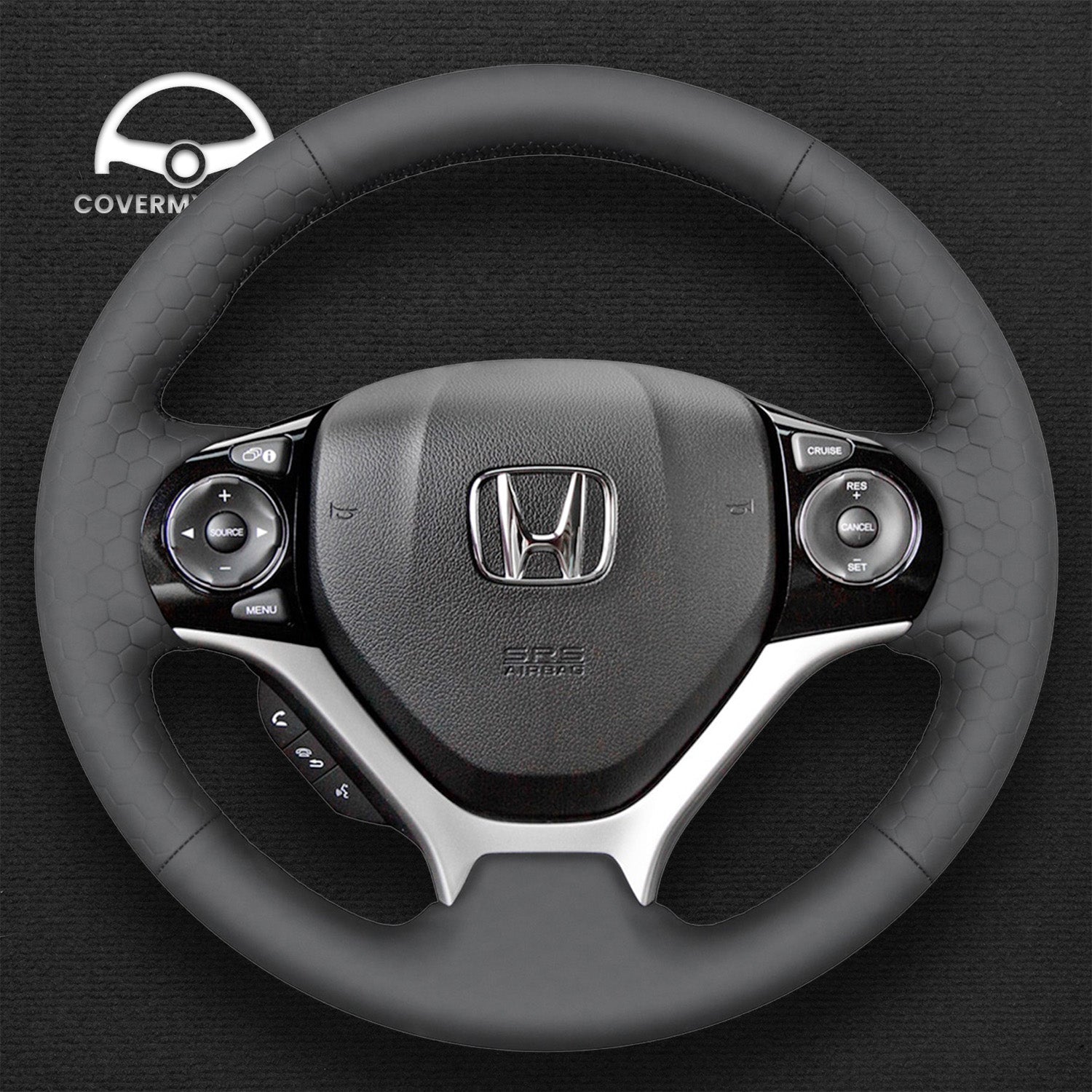 Steering Wheel Cover for Honda Civic 9 2012-2015 Cover My Wheel