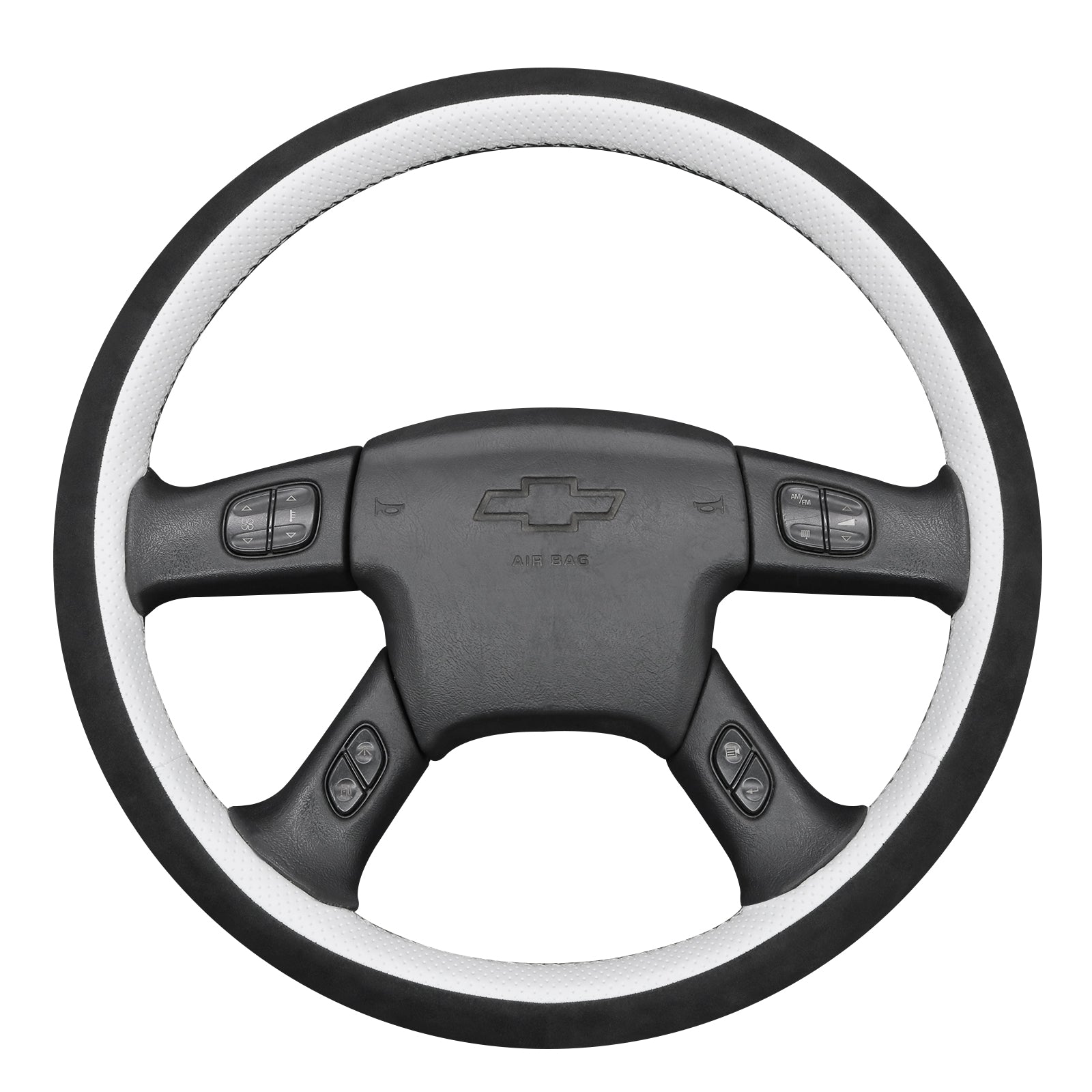 Steering Wheel Cover for Chevrolet Silverado 1500, 2500, 3500 & TrailBlazer (2002–2009) Cover My Wheel