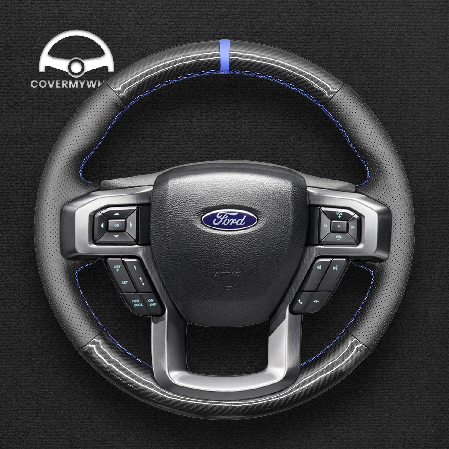 Steering Wheel Cover for Ford F150 F250 F350 F450 Expedition Cover My Wheel