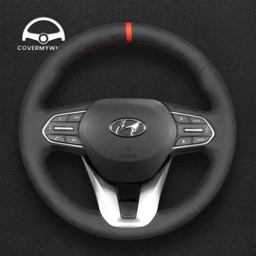 Steering Wheel Cover for Hyundai Santa Fe 2019-2020 Palisade 2020