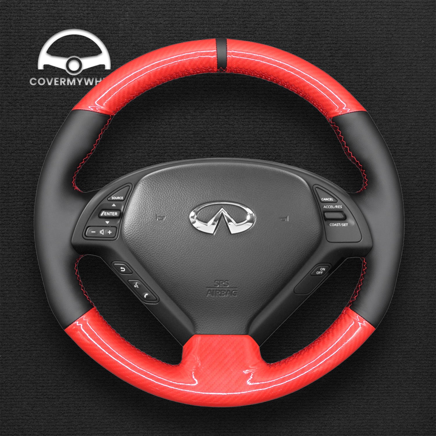 Steering Wheel Cover for Nissan Skyline (RU) 2006-2014