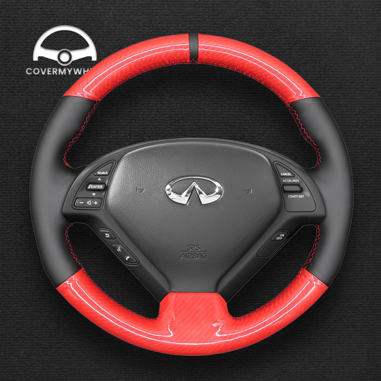 Steering Wheel Cover for Nissan Skyline (RU) 2006-2014 Cover My Wheel