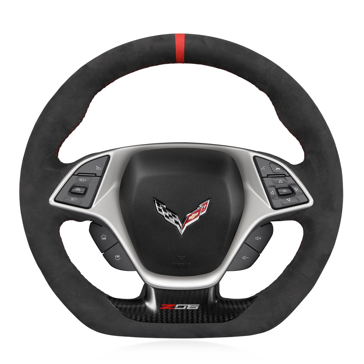 Steering Wheel Cover for Chevrolet Corvette (C7) 2015-2020 Cover My Wheel