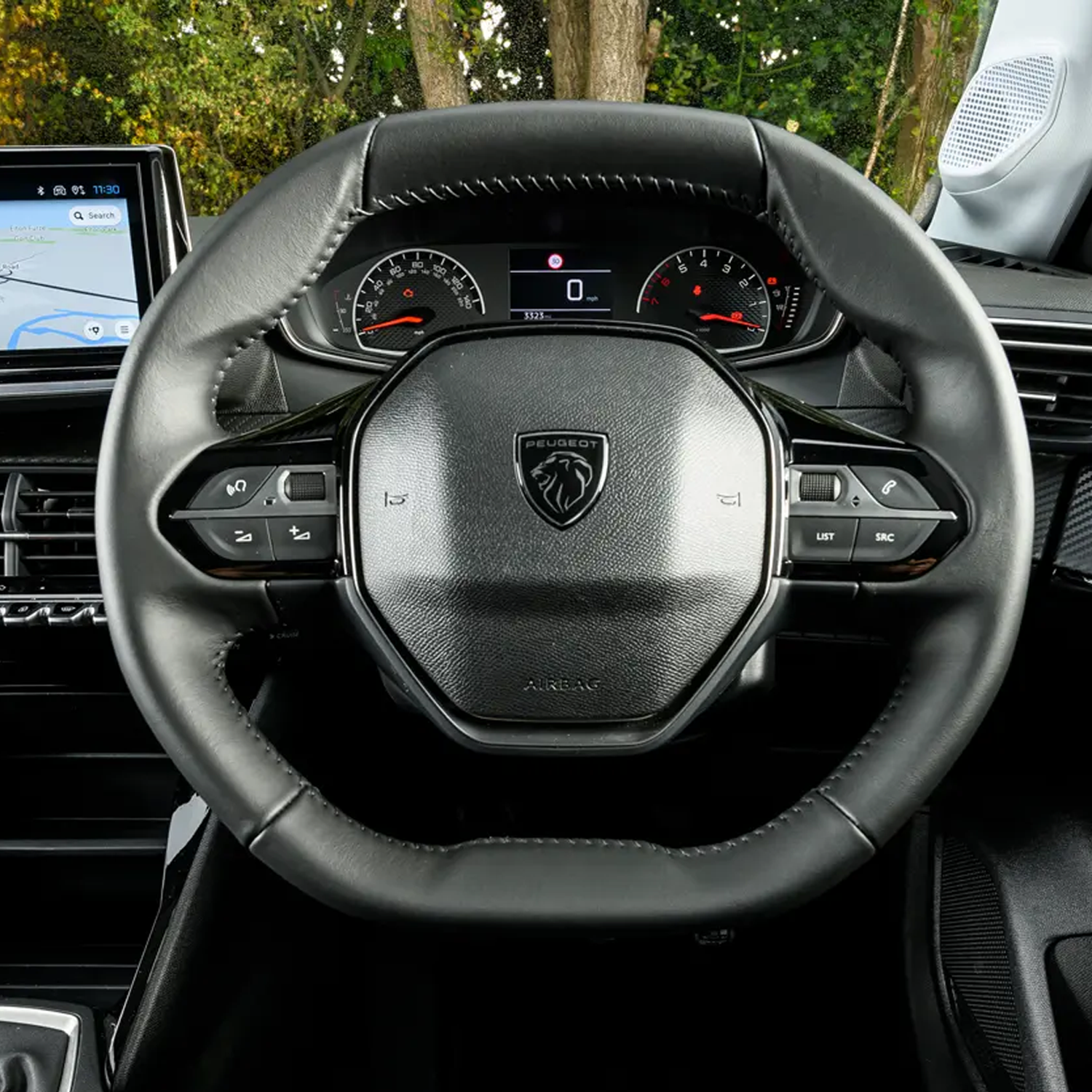 Steering Wheel Cover for Peugeot 208 308 508 SW 2008 3008 5008 Partner Partner 2017-2026