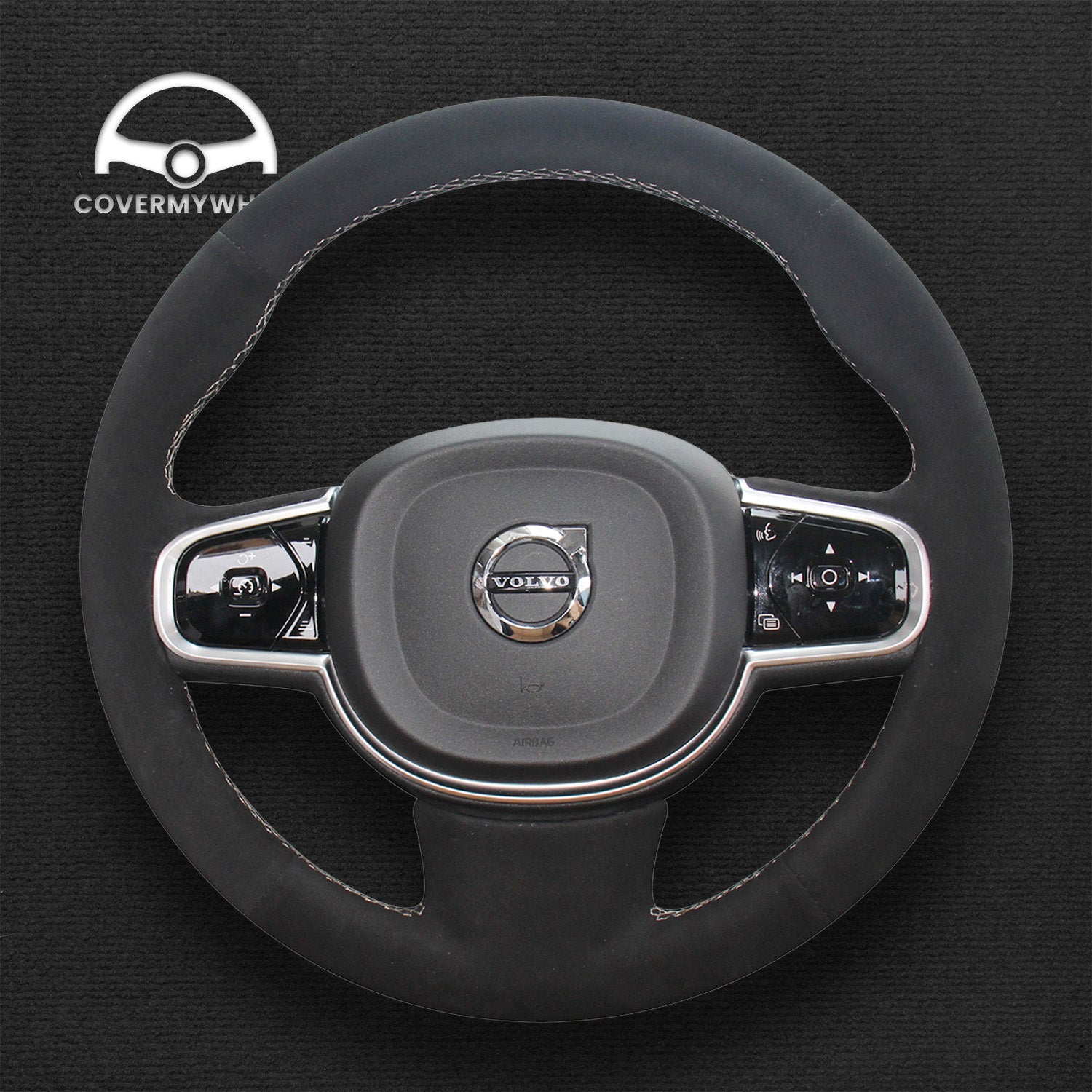 Steering Wheel Cover for Volvo XC90 2015–2017 Cover My Wheel