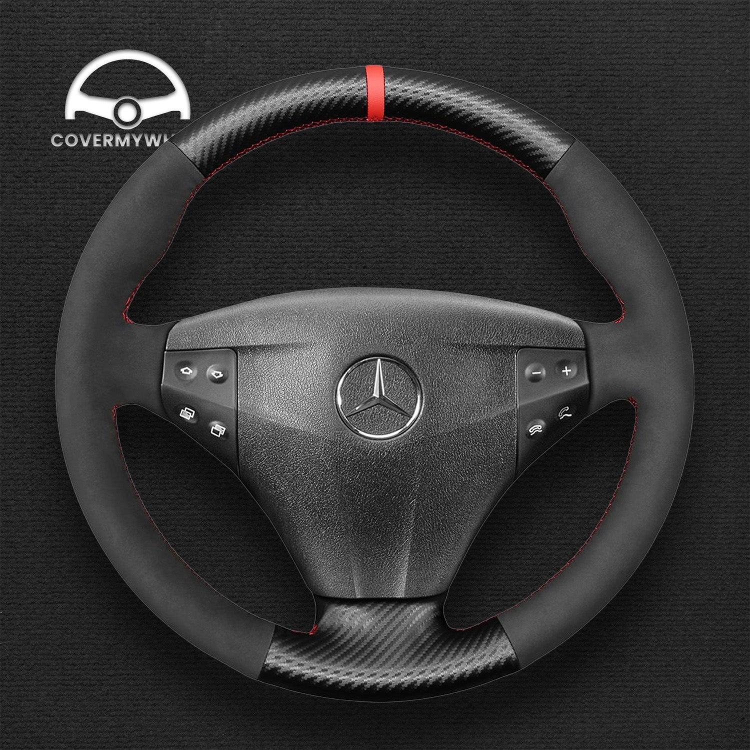 Steering Wheel Cover for Mercedes W203 Kompressor Cover My Wheel