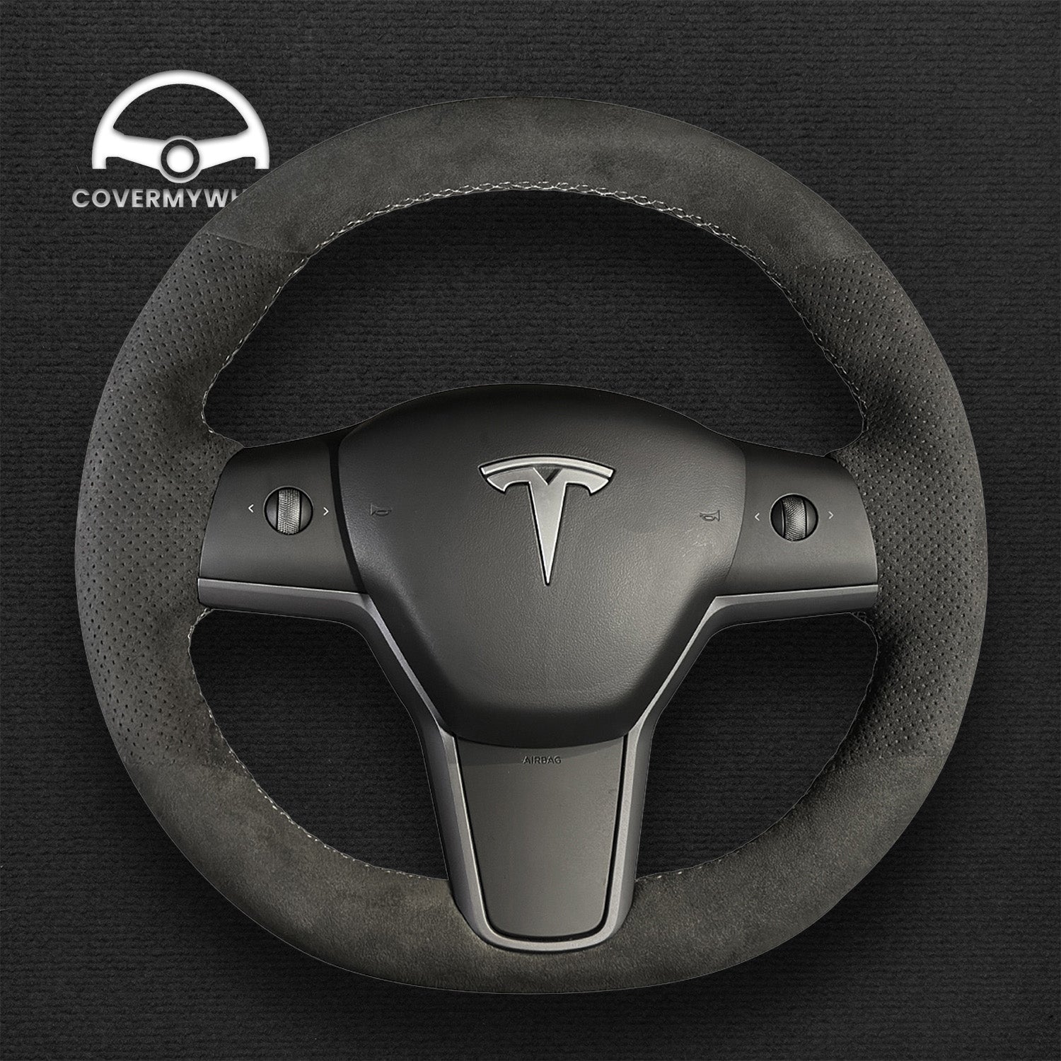 Steering Wheel Cover for Tesla Model 3 Model Y 2017–2023 Cover My Wheel