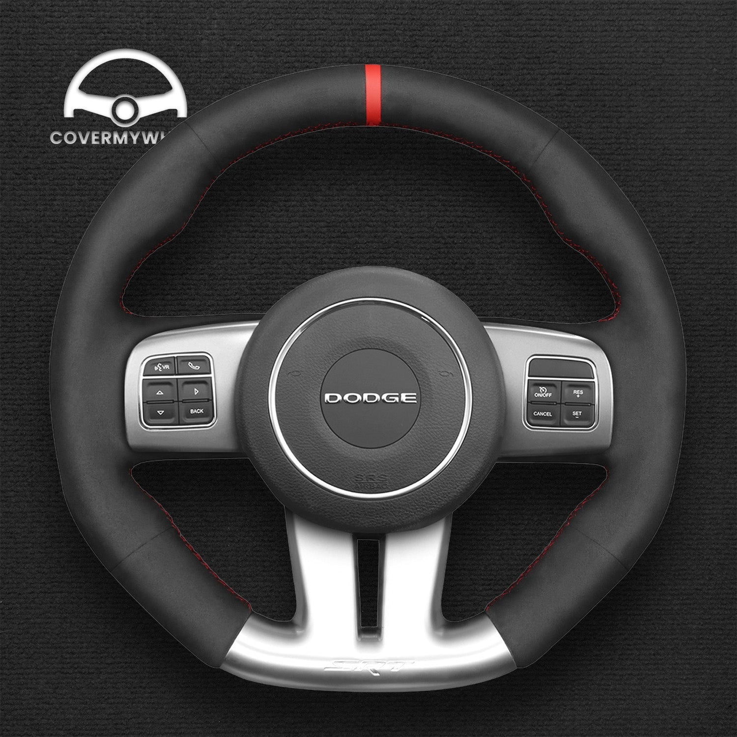 Steering Wheel Cover for Dodge Challenger (SRT) Charger (SRT) 2012-2014 Cover My Wheel