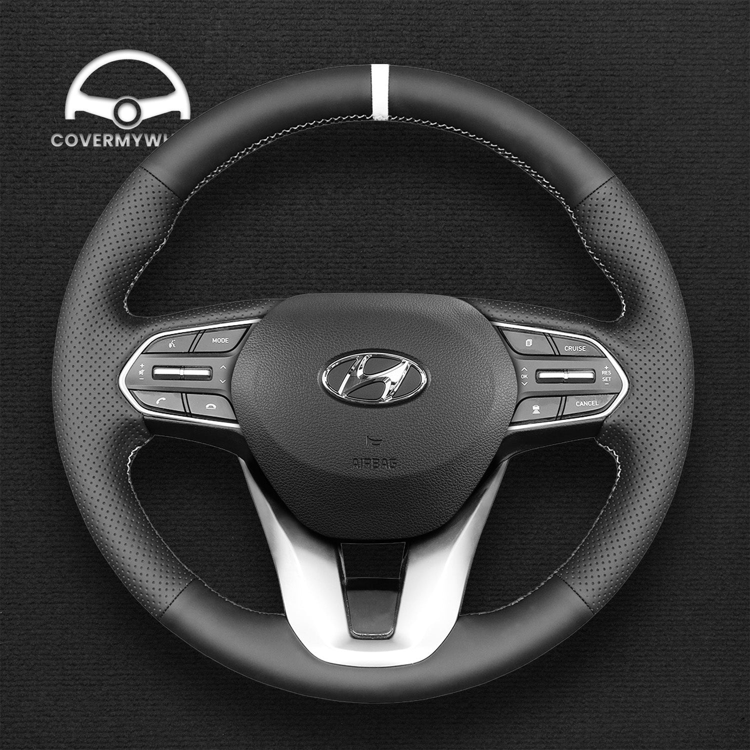 Steering Wheel Cover for Hyundai Santa Fe 2019-2020 Palisade 2020 Cover My Wheel