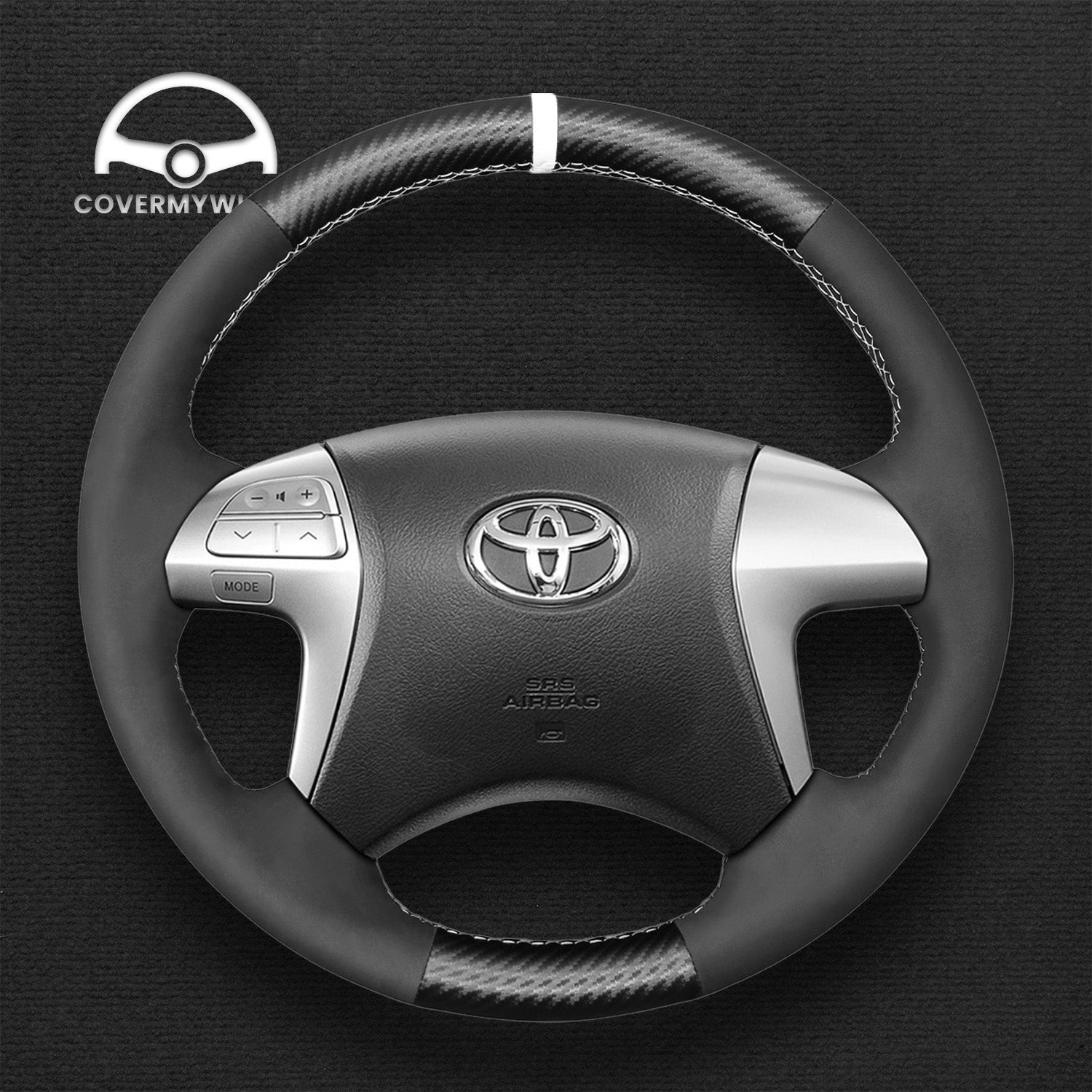 Steering Wheel Cover for Toyota Highlander Camry Noah Estima Premio Mark X Zio 2006-2016 Cover My Wheel