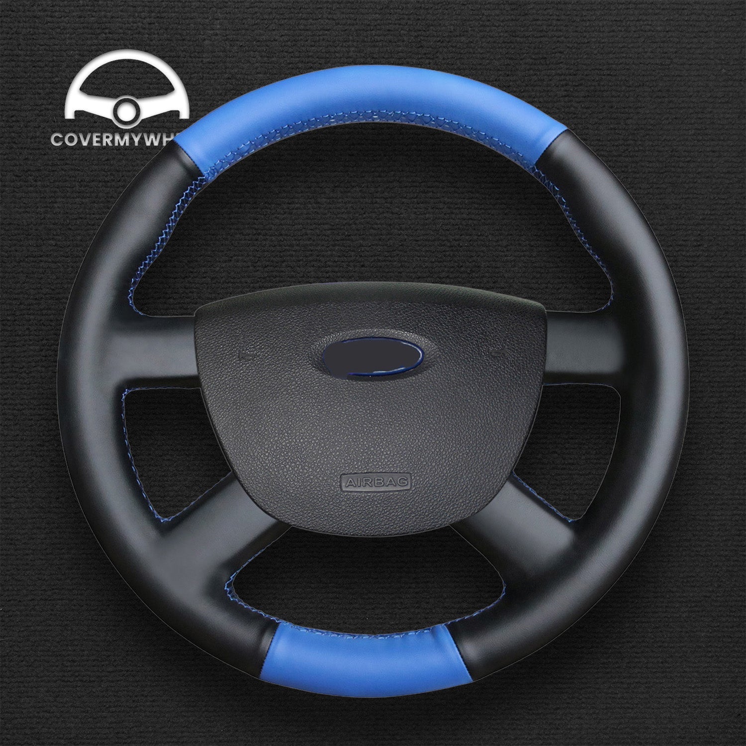 Steering Wheel Cover for Ford Focus C-Max Tourneo Transit Cover My Wheel
