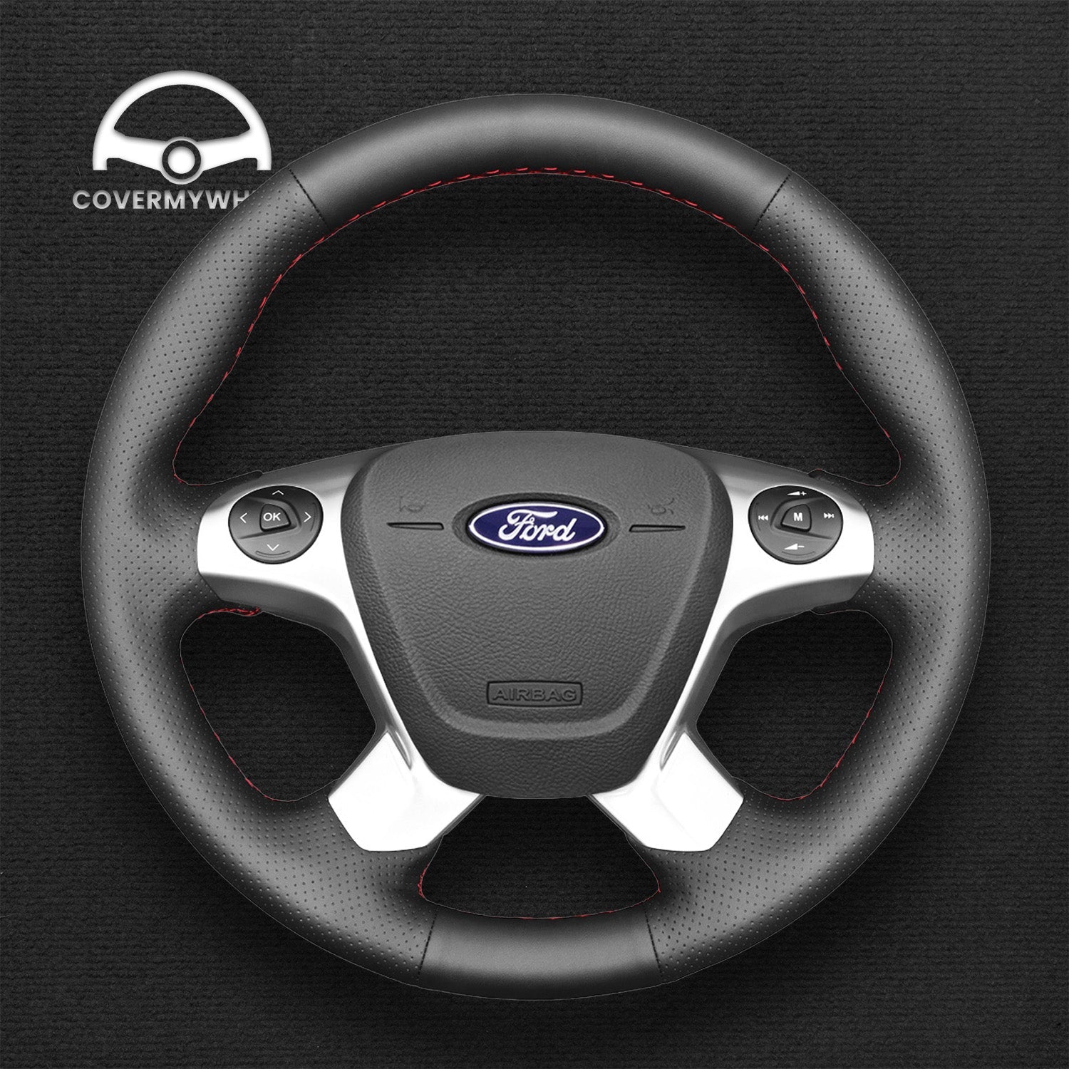 Steering Wheel Cover for Ford Transit Tourneo Grand Tourneo 2014-2020 Cover My Wheel