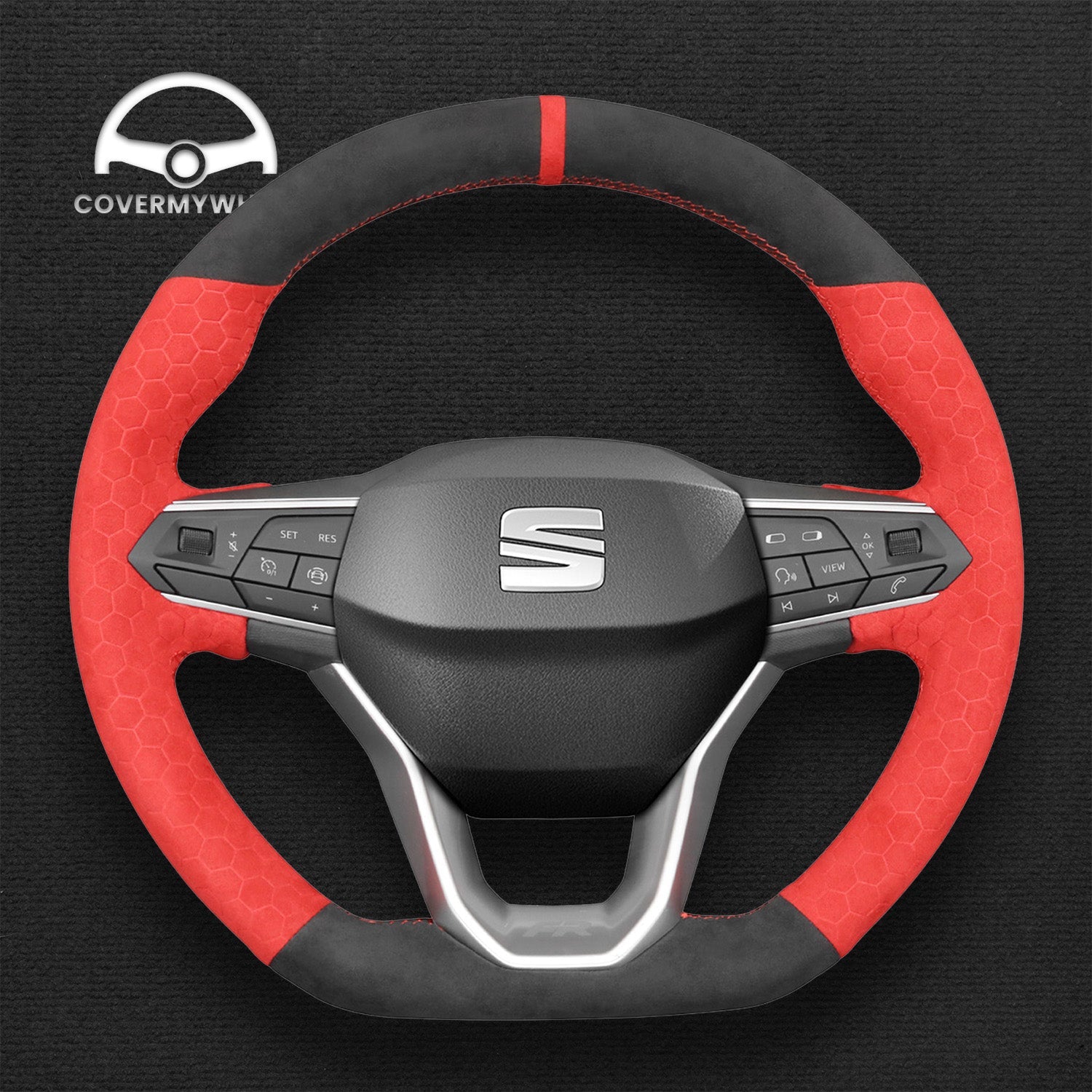 Steering Wheel Cover for SEAT Leon Cupra Leon Ateca Tarraco Formentor 2020–2026 Cover My Wheel