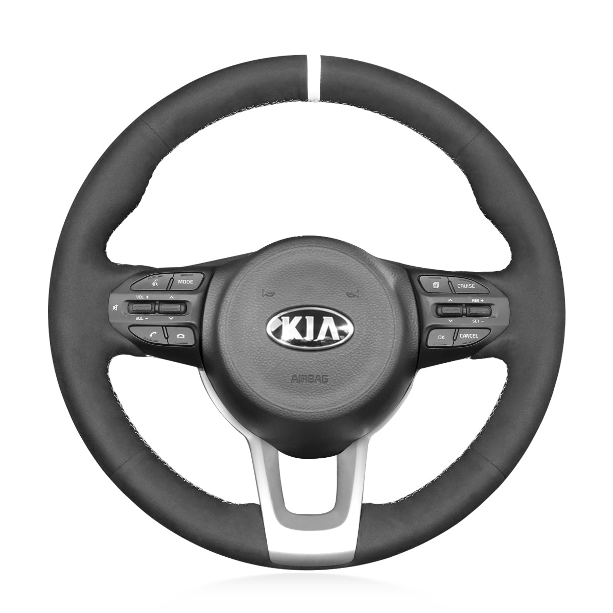 Steering Wheel Cover for Kia Rio, Rio5, K2, Picanto & Morning (2017–2019) Cover My Wheel