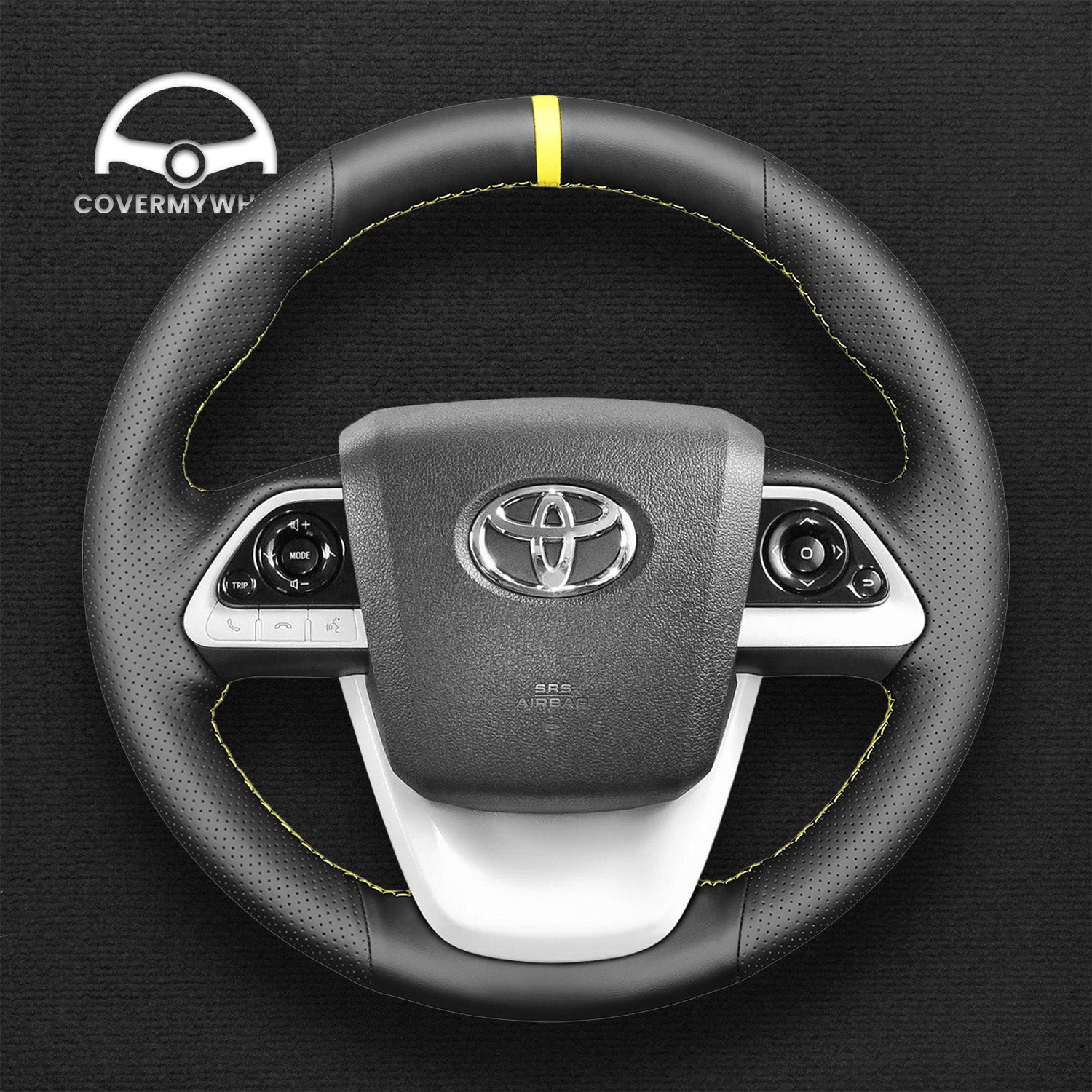 Steering Wheel Cover for Toyota Prius (Gen 4) Prius Prime Mirai 2016-2022 Cover My Wheel
