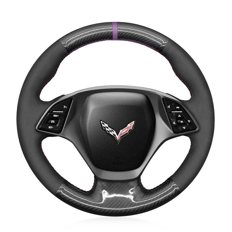 Steering Wheel Cover for Chevrolet Corvette (C7) 2014-2015 Cover My Wheel