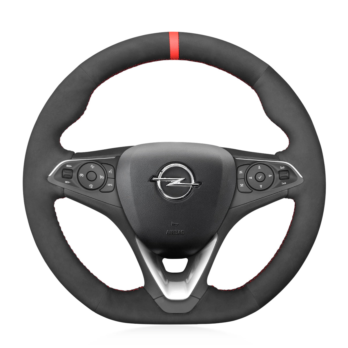 Steering Wheel Cover for Vauxhall (Opel) Astra K Combo Corsa E/F Grandland X Insignia B 2014–2020 Cover My Wheel